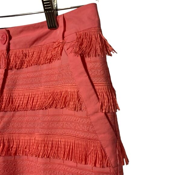 Love Moschino Fringe Short Women's Pink 40 NWT - Picture 13 of 13